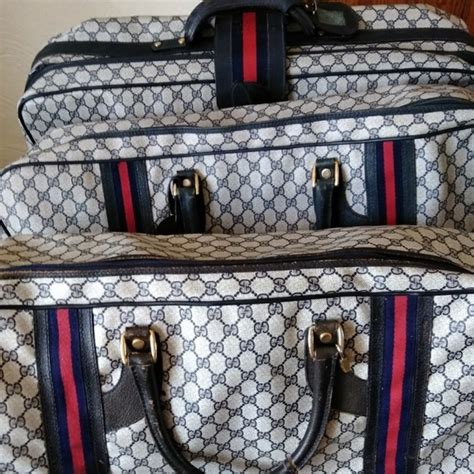 gucci luggage replica set